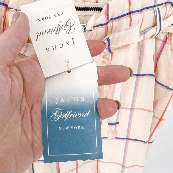 Rainbow Windowpane Pull on Shorts - Picture 6 of 8